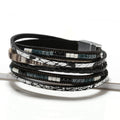Boho Style Leather Braided Mullti-Layer Bracelet 6W6JBR499