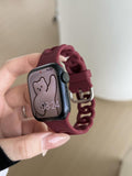 Creative Solid Color Donut Silicone Watch Band 6W6JWA150
