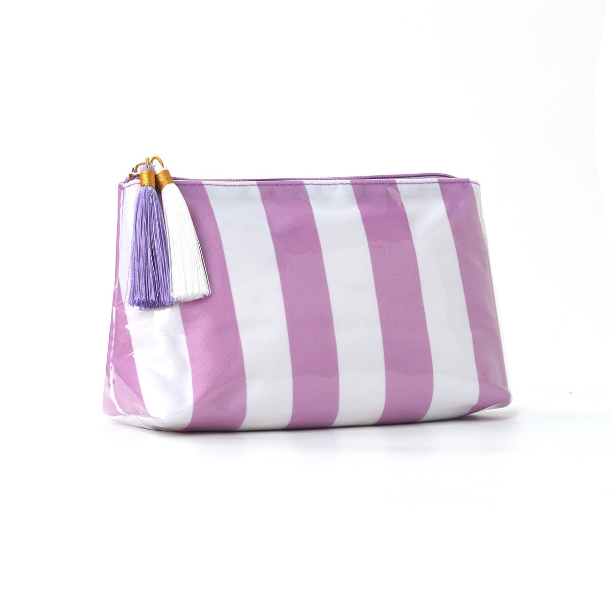 Chic Striped Large Capacity Waterproof Cosmetic Bag MK2BLW6C5CO14