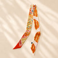 Floral Silk Scarf - DippedShop Wholesale - #4099