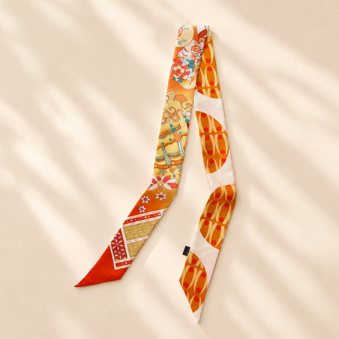 Floral Silk Scarf - DippedShop Wholesale - #4099