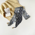 Stylish Floral Print Tassel Silk Scarf 6W6NSI233