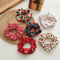 Polka Dot Plaid Hair Scrunchie - DippedShop Wholesale - #8707