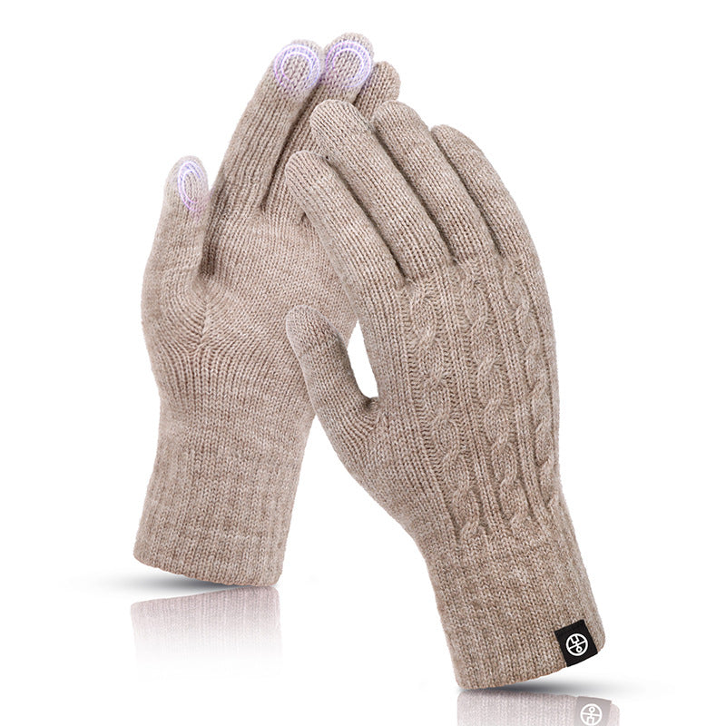 Cable Knit Gloves - DippedShop Wholesale - #5875