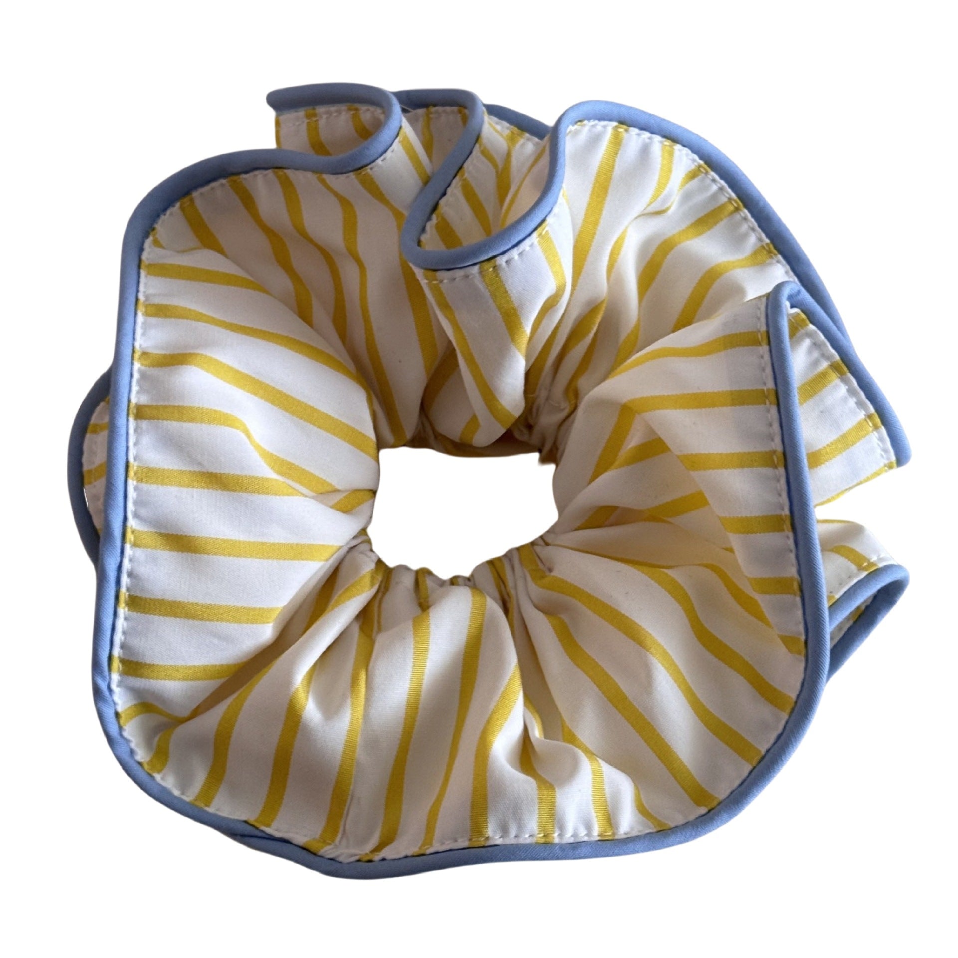 Trendy Double Layered Striped Elastic Scrunchies MK2BW6W6HSR89