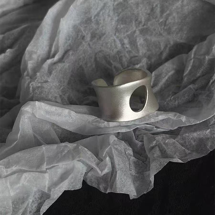 Hollow Wide Open Ring - DippedShop Wholesale - #8467