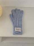 Cable Knit Touch Screen Gloves - DippedShop Wholesale - #0467