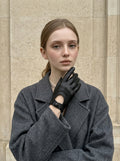 Leather Mesh Driving Gloves - DippedShop Wholesale - #8451