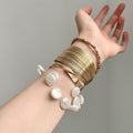 Trendy 5pcs Layered Bead Chain - DippedShop Wholesale - #7699
