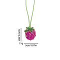 Fresh Handmade Beads Cherry Pendant Bag Charm 6W10BBC801