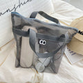 Cute Eye Embroideried Hollow Tote Bag 8CW6BBG471L