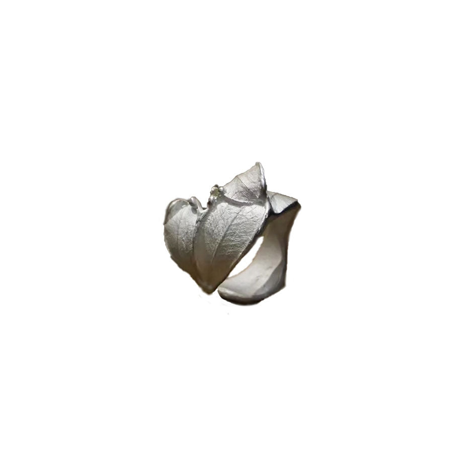 Chunky Leaf Open Ring - DippedShop Wholesale - #1747
