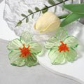 Transparent Acrylic Flower Studs - DippedShop Wholesale - #9651