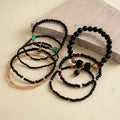 Boho Style Multi Layer Beaded Chain Bracelets 6W6JBR632