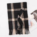 Stylish Color Block Warm Plaid Scarf 6W6NSW283