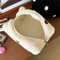 Fuzzy Plush Cosmetic Bag - DippedShop Wholesale - #0211