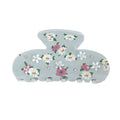 Fresh Rhinestone Floral Print Acetate Hair Claw 6W6HCP1299