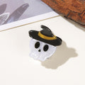 Funny Halloween Ghost Pumpkin Hair Claw 6W6HCP1318