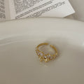 Cubic Zirconia Bow Ring - DippedShop Wholesale - #9011