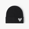 Heart Jacquard Knit Beanie - DippedShop Wholesale - #0467