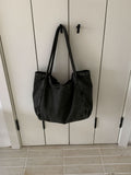 Simple Solid Color Large Capacity Shoulder Bag 6W10BBG2502