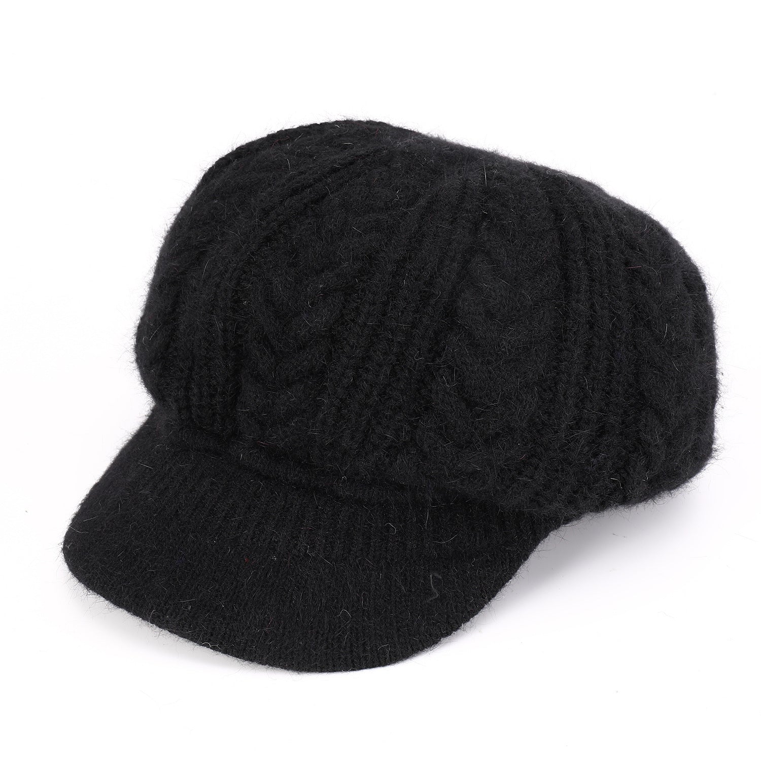 Casual Cable Knit Fleece-Lined Warm Beanie Hat 6W6HAT662