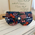Stylish Floral Embroidery Envelope Style Sunglasses Case MK2BLC6S13HSY75