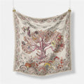 Abstract Silk Square Scarf - DippedShop Wholesale - #2483