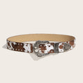 Trendy Animal Print Studded Metal Buckle Belt MK2LEEP6W6JBT49