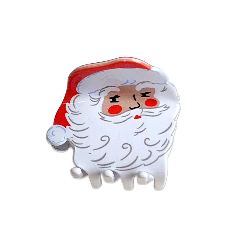 Santa Claus Hair Claw - DippedShop Wholesale - #6067