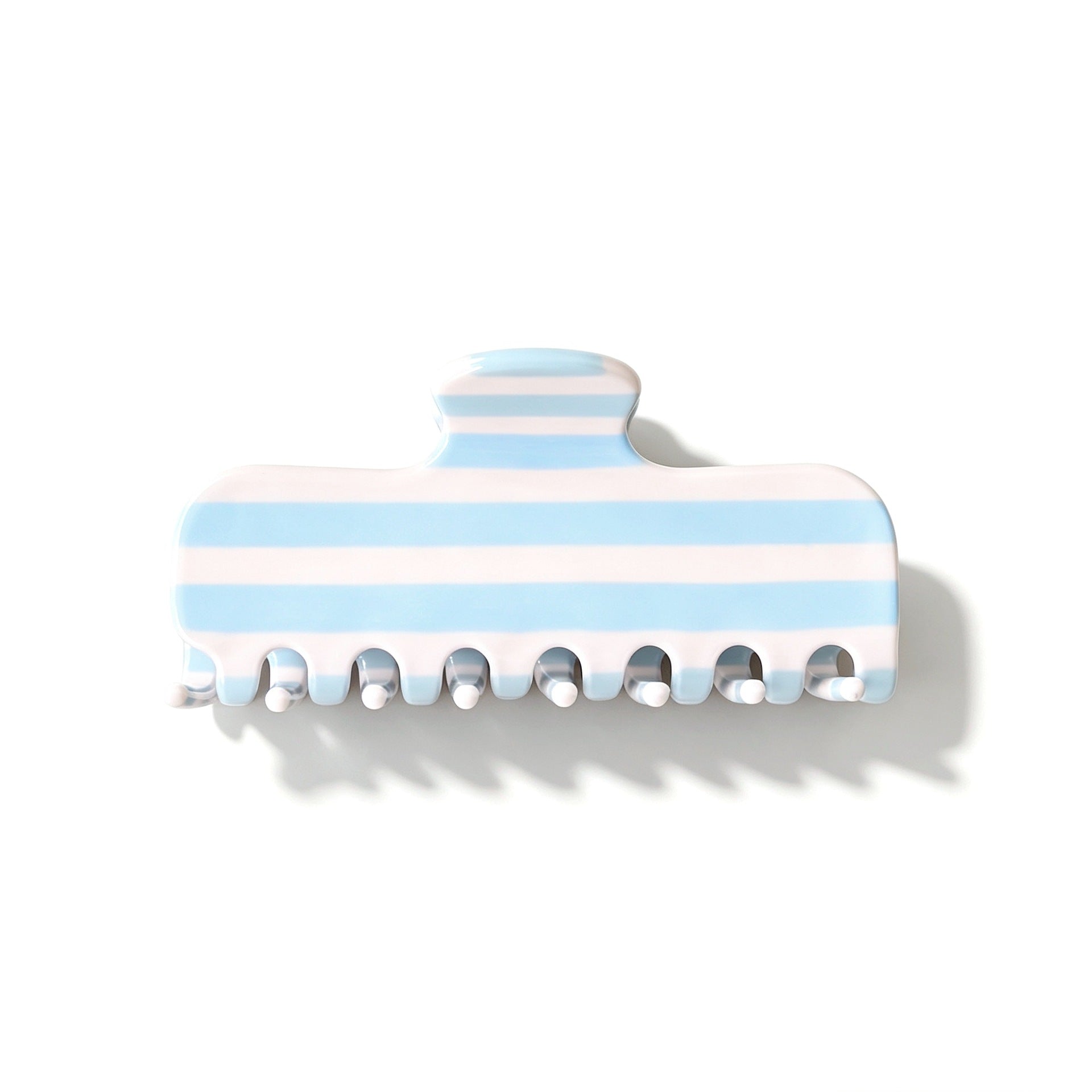 Fresh Striped Color Block Acetate Hair Claw 8AS6HCP324T