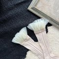 Fairy Tulle Ruffle Slouch Socks 6W8FSO769