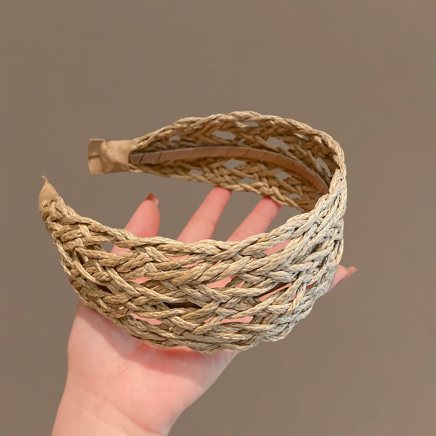 Woven Wide Headband - DippedShop Wholesale - #6371