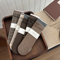 Plaid Slouchy Crew Socks - DippedShop Wholesale - #7843