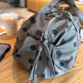 Simple Nylon Polka Dot Traver Storage Bag 6W10BBG2004