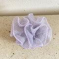 Plaid Polka Dot Mesh Fluffy Hair Scrunchie MK2BLW6W6HSR35