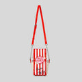 Cute Clear Popcorn Purse Striped Crossbody Bag 6W10BBG2122