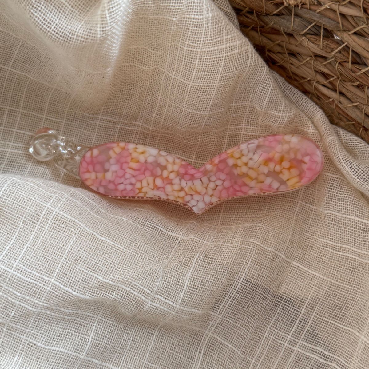 Stylish Heart Leopard Print Banana Hair Clip 6W6HCP1672