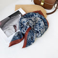 Vintage Cashew Print Square Stain Headscarf MK2BLW6W6NSI43