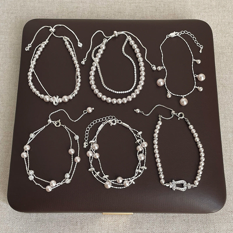 Beaded Pearl Bracelet - DippedShop Wholesale - #8915