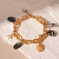 Stylish Gold Plated Pearl Tass - DippedShop Wholesale - #8099
