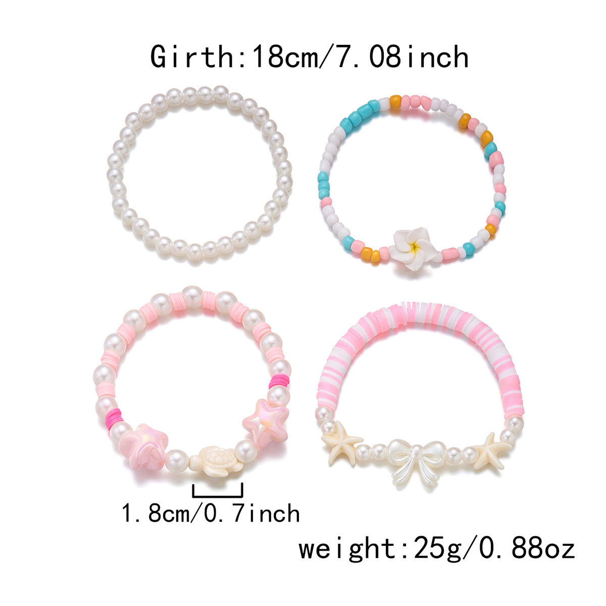 Beach Layered Seed Bead Bracel - DippedShop Wholesale - #3411