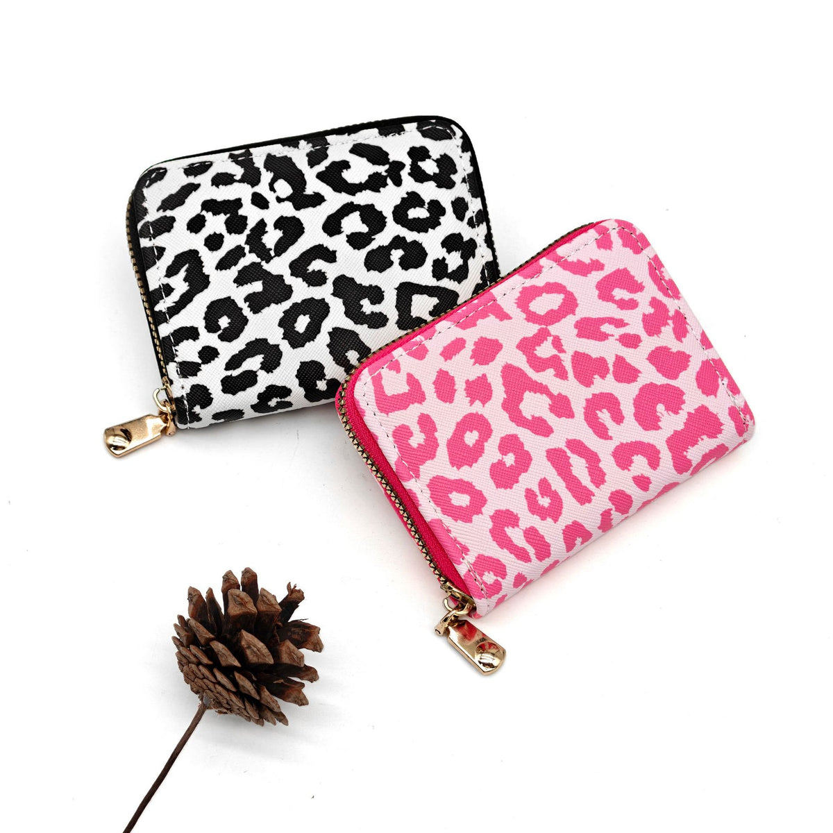 Leopard Print Card Case - DippedShop Wholesale - #1139