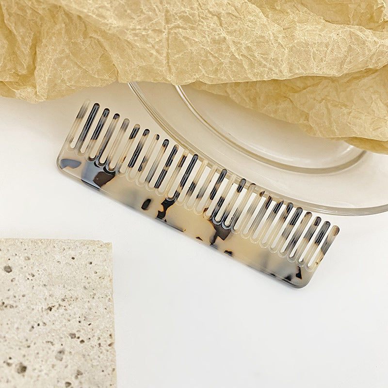 Vintage Square Acetate Portable Hair Combs MK2PPM6CT5CB39