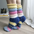 Chunky Knit Striped Mid-Calf Socks - DippedShop Wholesale - #1123