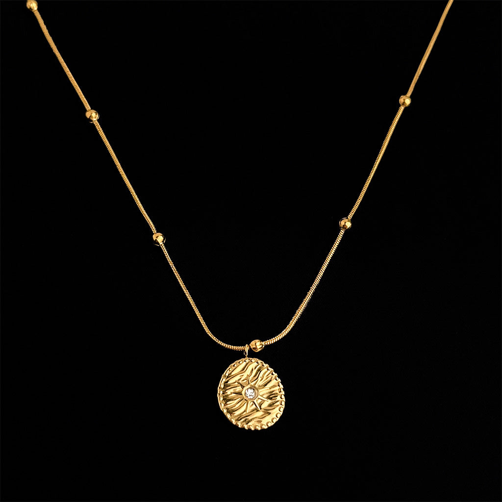 Gold Plated Pendant Necklace - DippedShop Wholesale - #5251