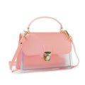 Stylish Clear Jelly Square Handbag Crossbody Bag 6W10BBG2113