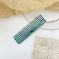 Vintage Square Acetate Portable Hair Combs MK2PPM6CT5CB39