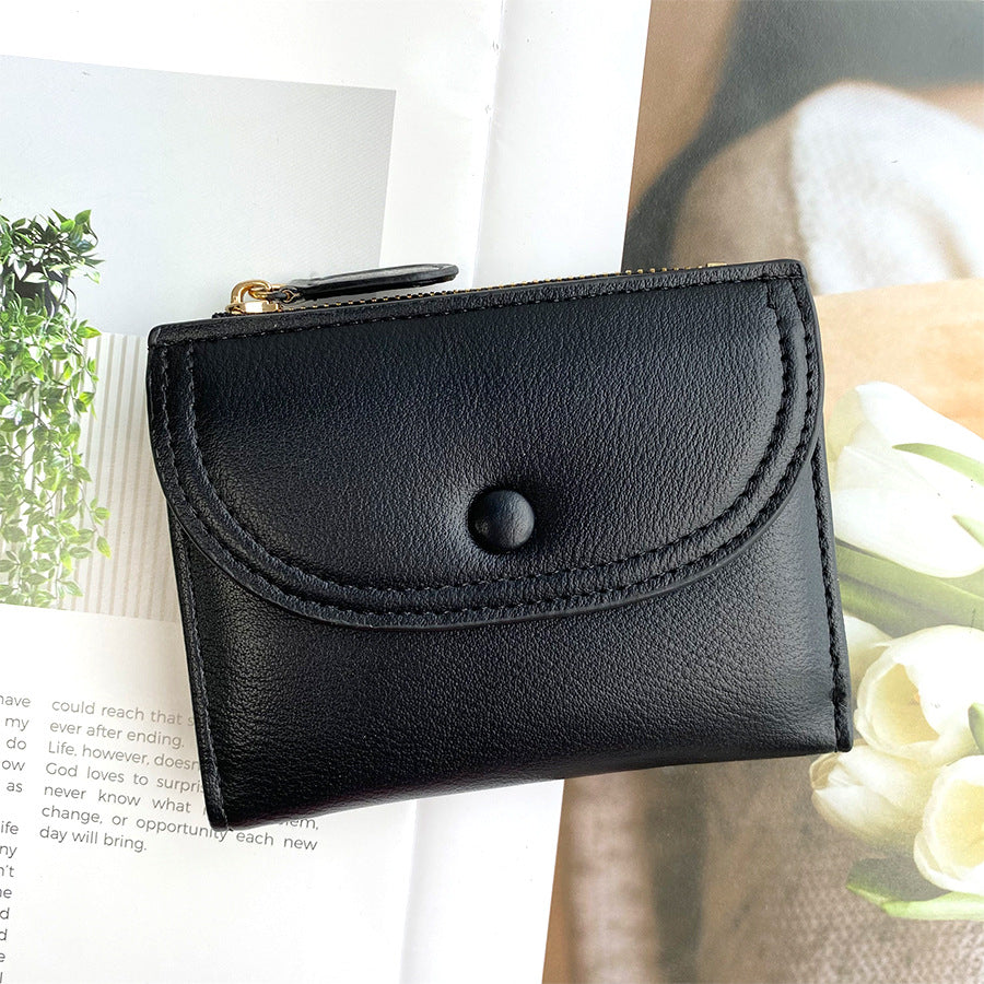 Simple Solid Color Multi-Functional Bifold Wallet 6S10BWB95
