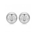 Stylish Gold Plated Rhinestones Stud Earrings 6W6JER577